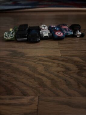 Assorted Kids Toy Car Pack - Black, Blue, White, Green, Red